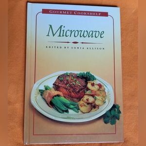 Microwave Gourmet Cookshelf Edited by Sonia Allison hardcover cookbook GUC